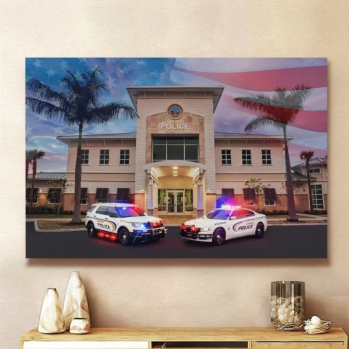 Jupiter Police Department, Jupiter, Florida Canvas