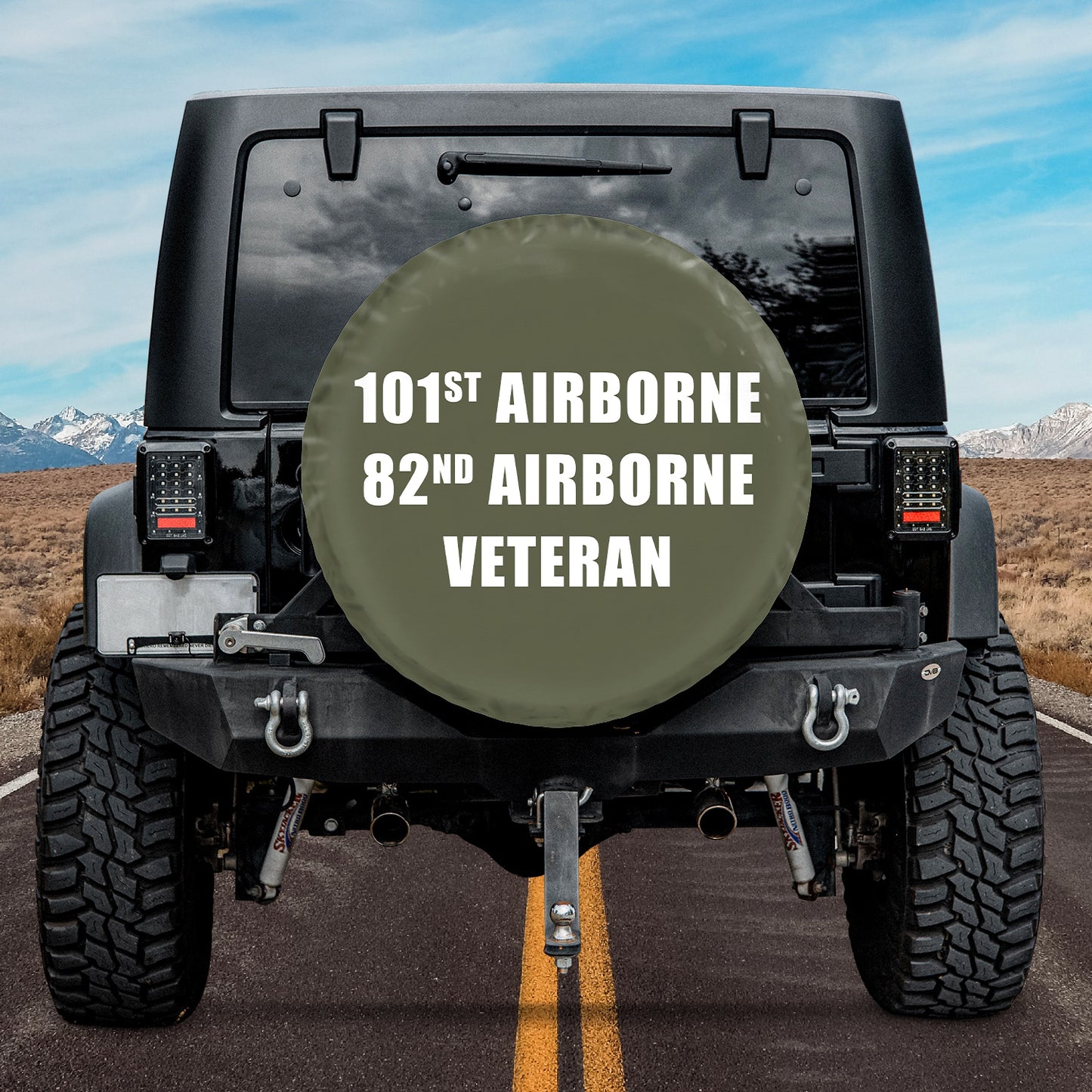 101st Airborne/82nd Airborne Spare Tire Cover