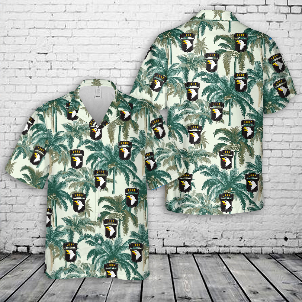 101st Airborne Division LRRP Vietnam War Hawaiian Shirt