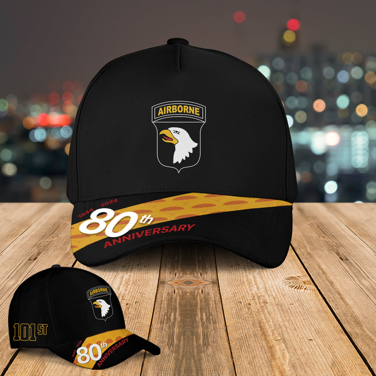 101st Airborne Division, 80th D-Day Anniversary Baseball Cap