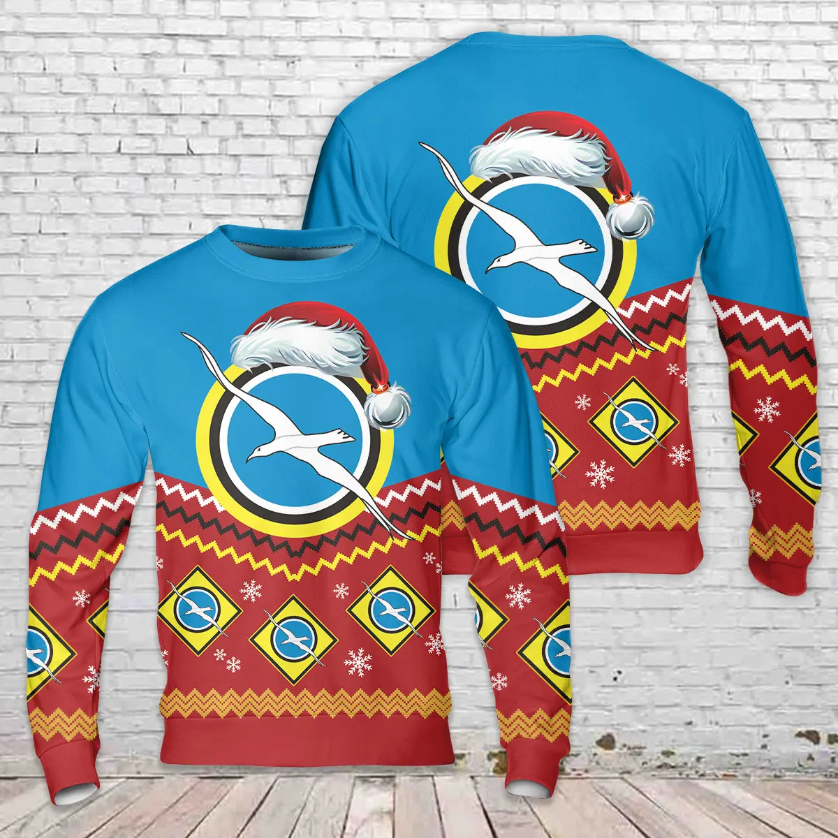 101st Intelligence Squadron (101 IS), Massachusetts Air National Guard AOP Christmas Sweater