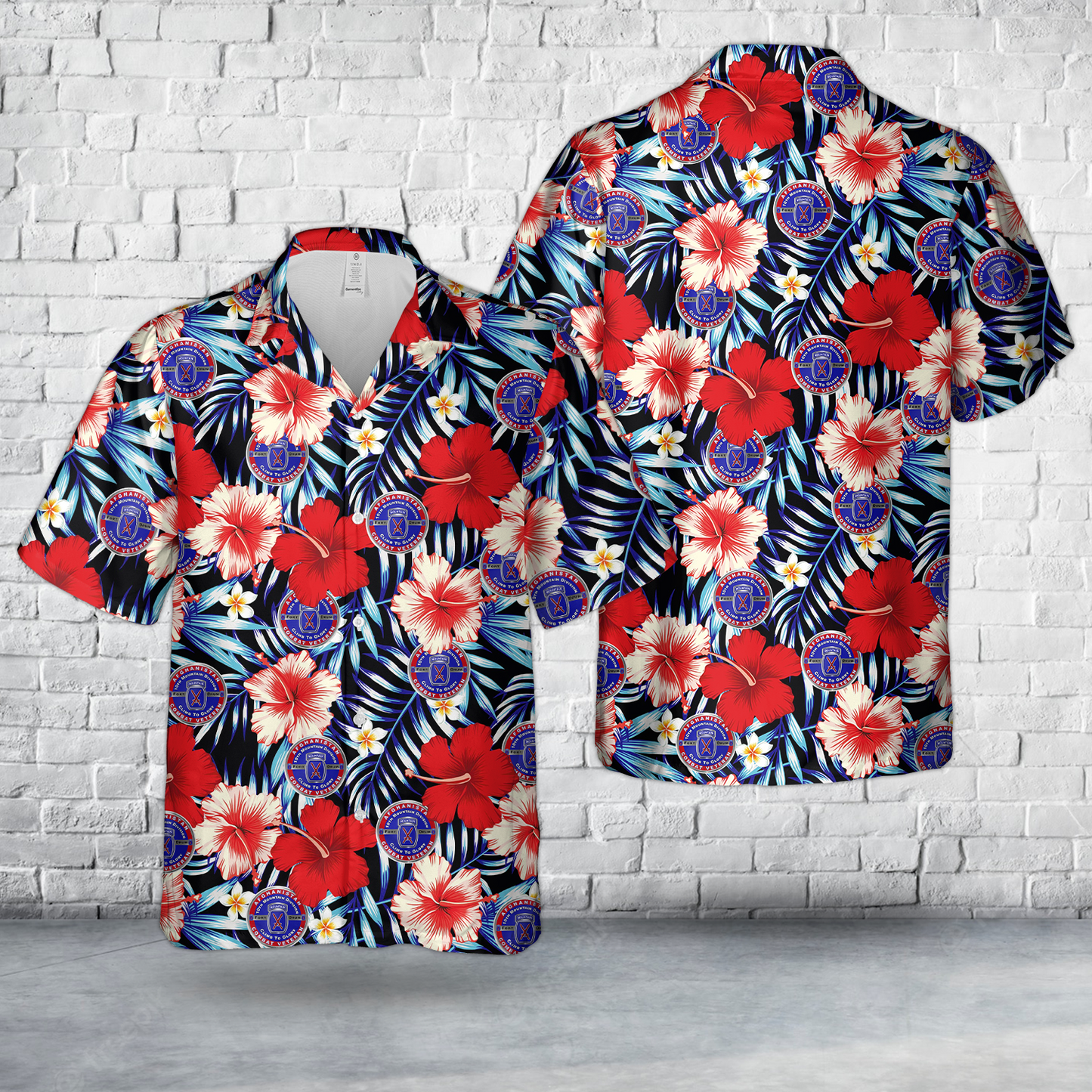 10th Mountain Division Afghanistan Combat Veteran Hawaiian Shirt