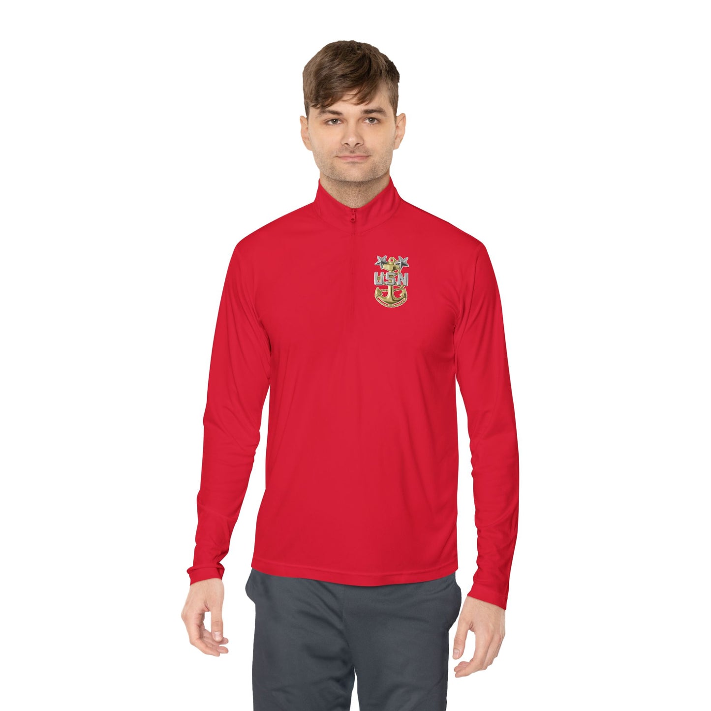 US Navy Master Chief Unisex Quarter-Zip Pullover