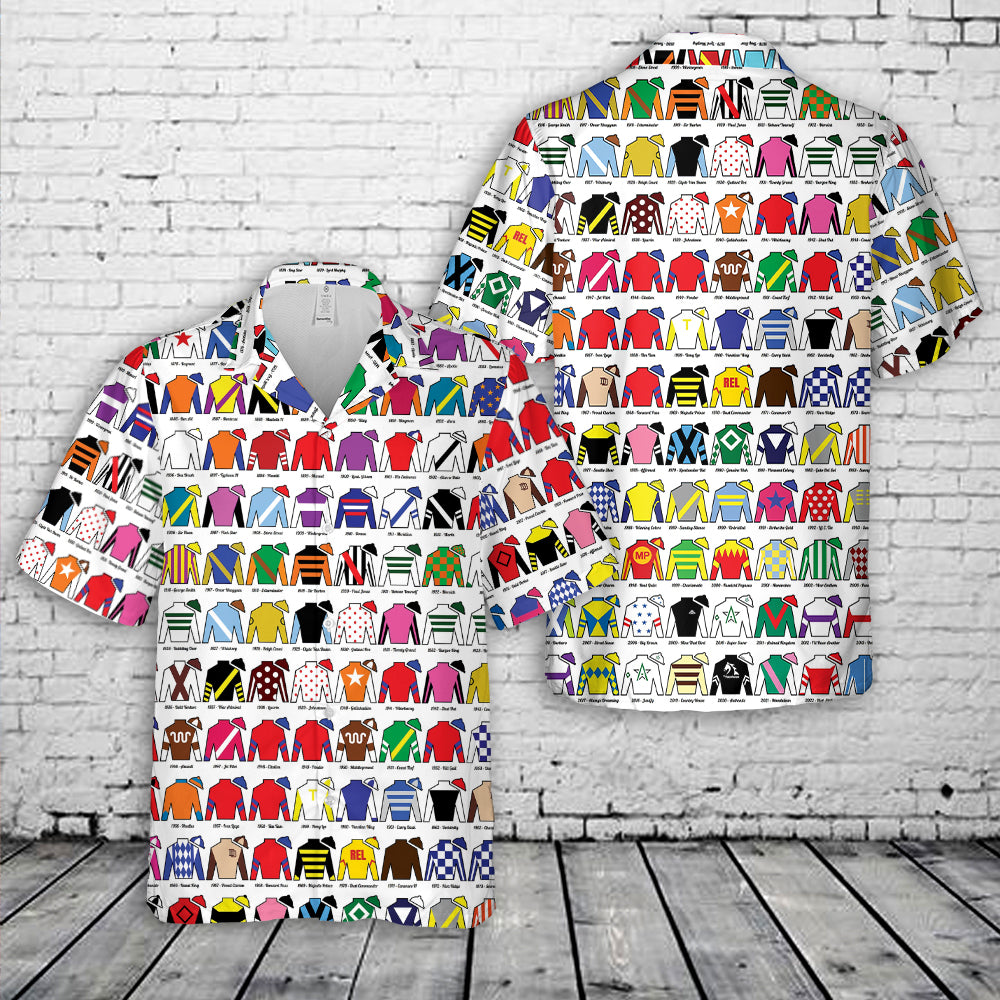 150 years of Kentucky Derby winners Hawaiian Shirt