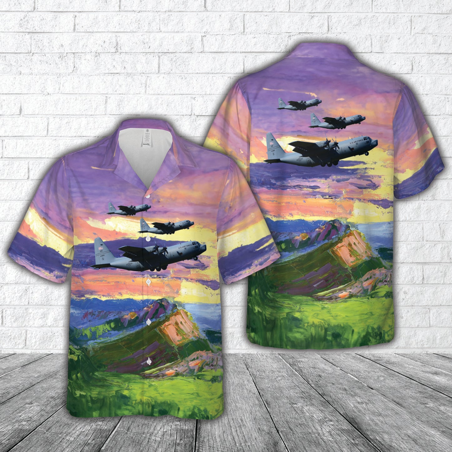 156th Airlift Wing (156 AW) Puerto Rico Air National Guard Hawaiian Shirt