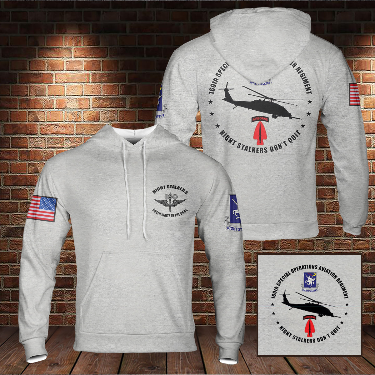 160th SOAR - Special Operations Aviation Regiment 3D Hoodie