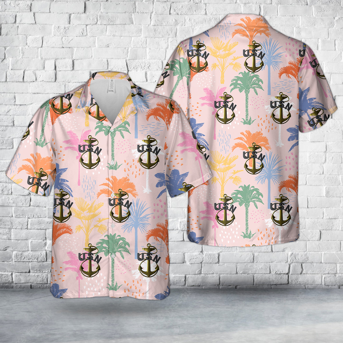 1897 Chief Petty Officer Anchor Hawaiian Shirt