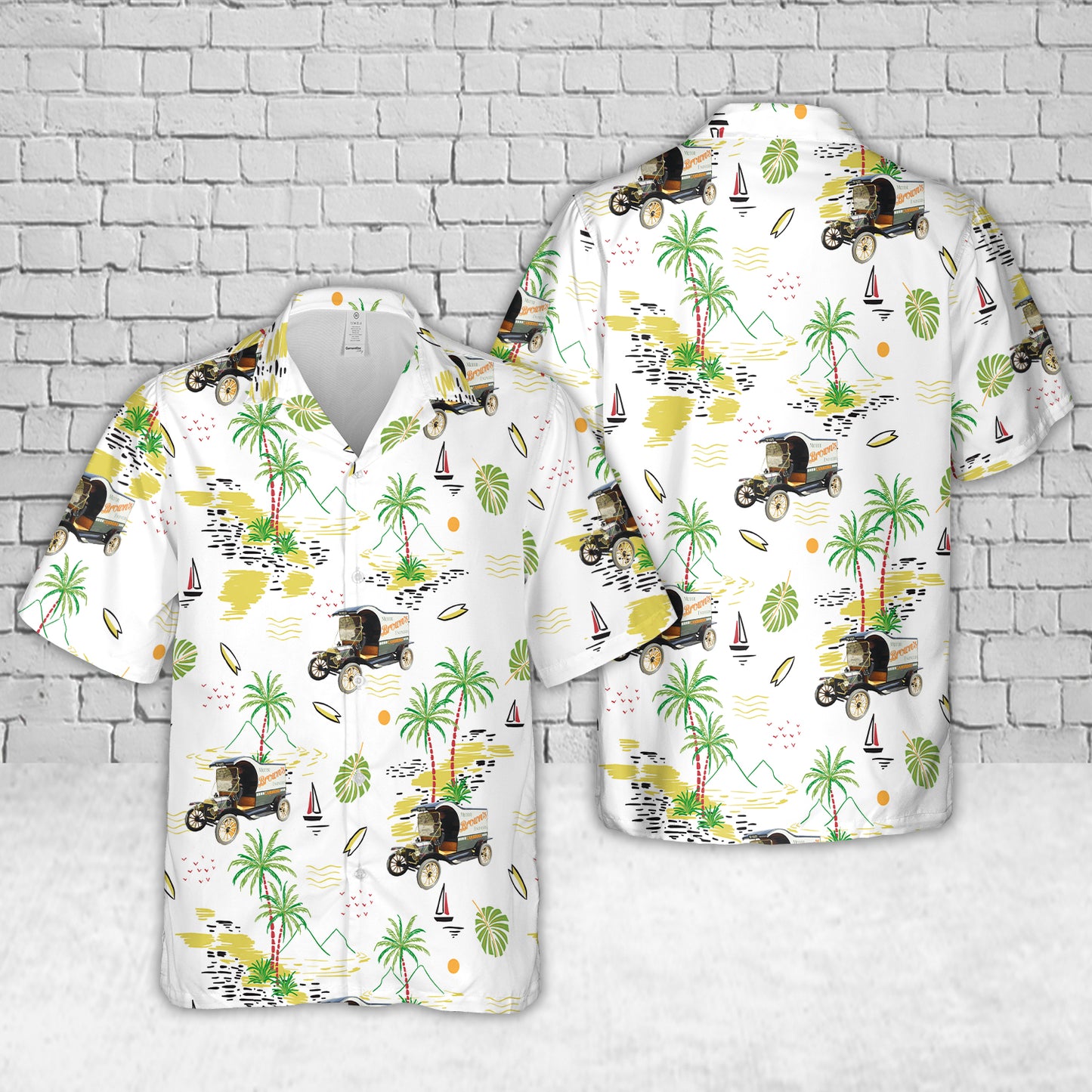 1912 Ford "Model T" Van Hawaiian Shirt