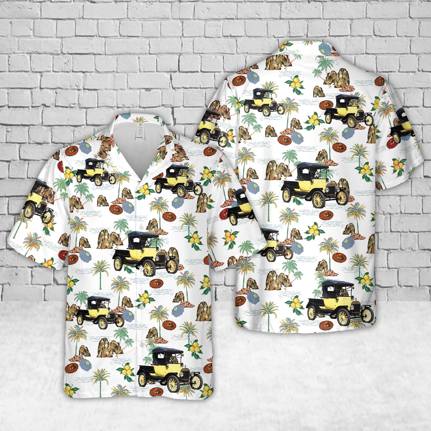 1915 Ford Model T Roadster Pickup Hawaiian Shirt
