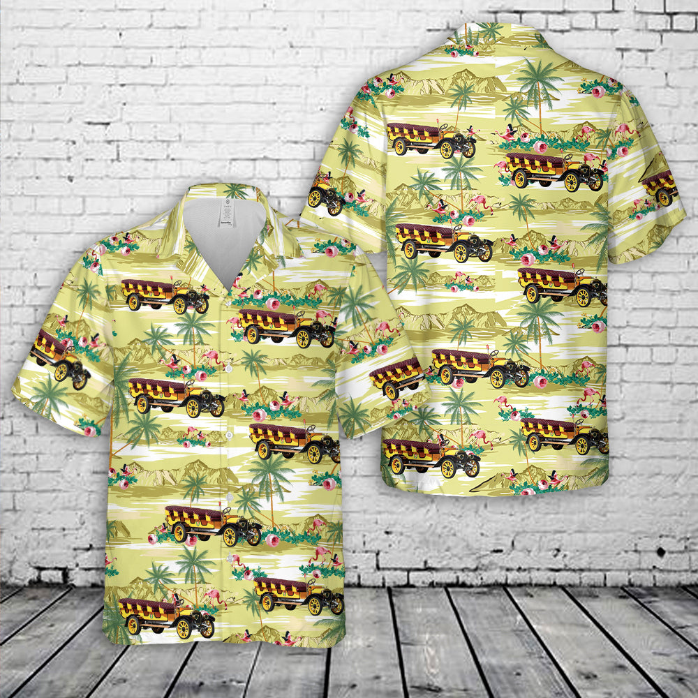1916 White Motor Company Bus Hawaiian Shirt
