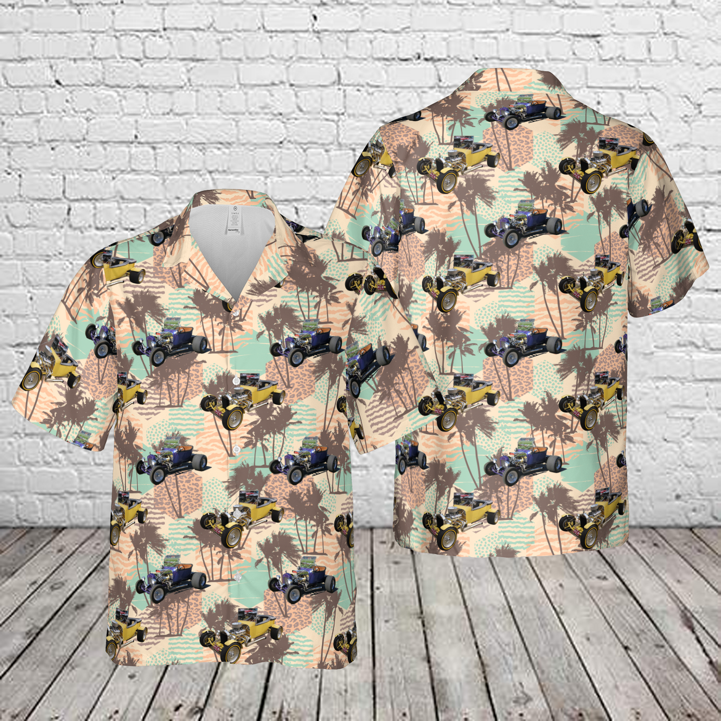 1927 Ford T Bucket Hot Rod Hawaiian Shirt