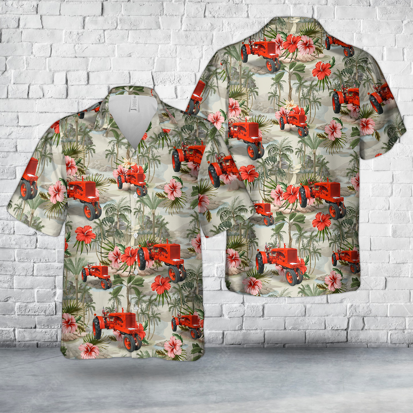 1934 Allis Chalmers WC Tractor Hawaiian Shirt