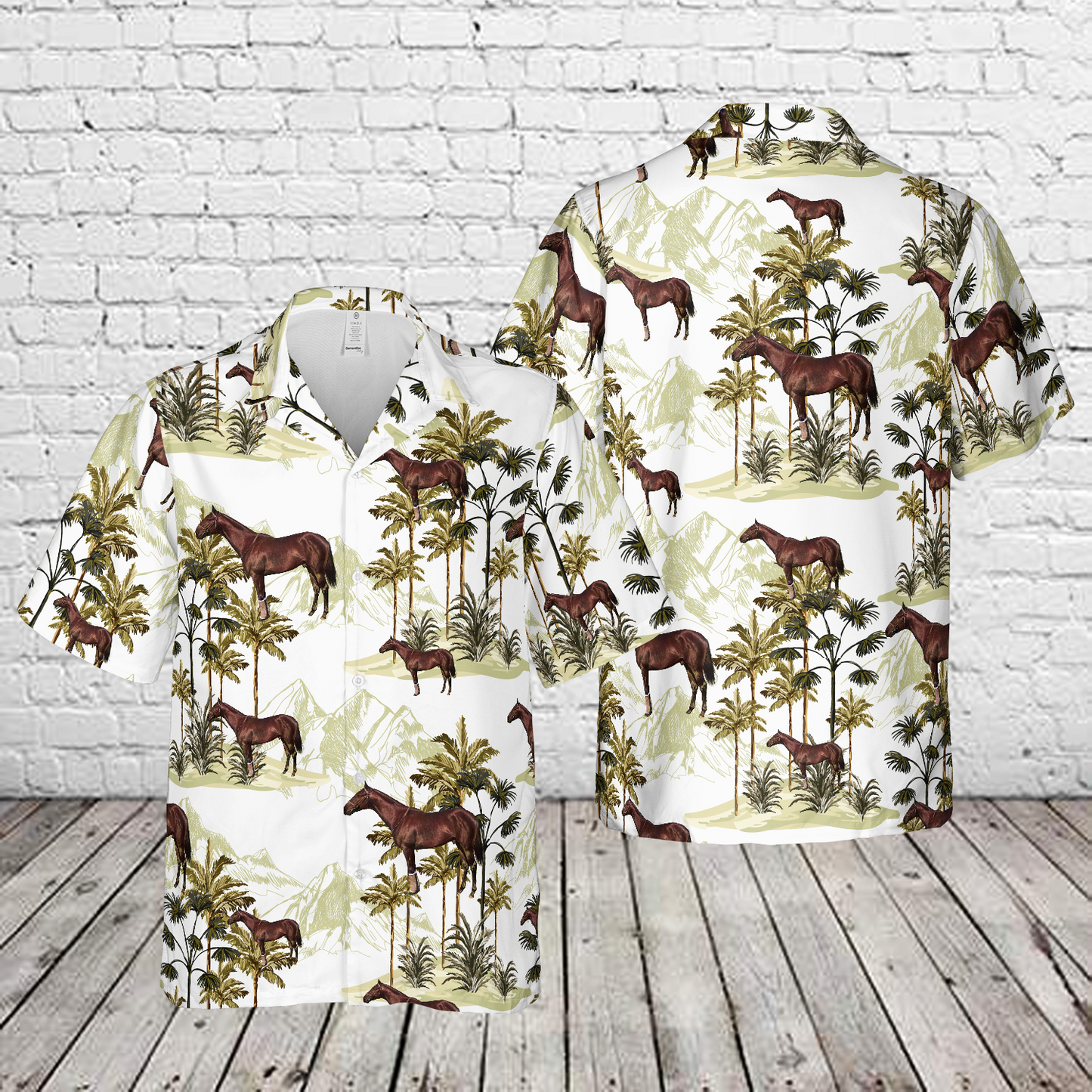 1937 Champion Race Horse War Admiral Hawaiian Shirt