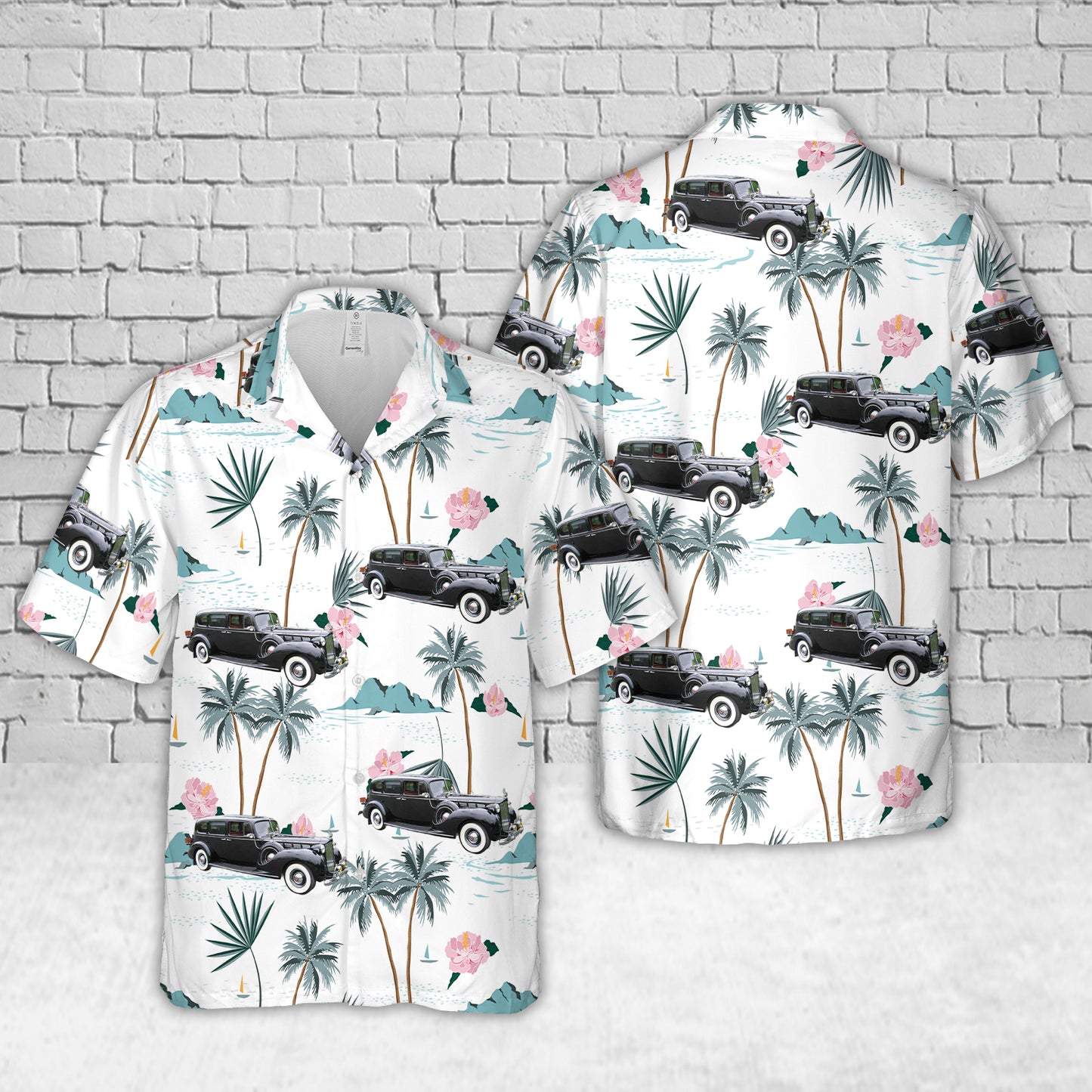 1938 Packard Super Eight Limousine Hawaiian Shirt