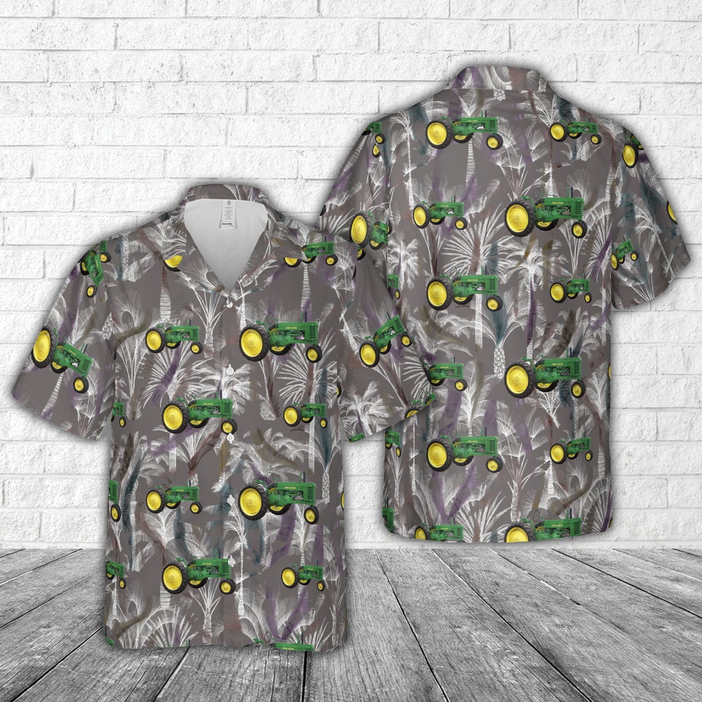 1941 Jd Model B Tractor Hawaiian Shirt