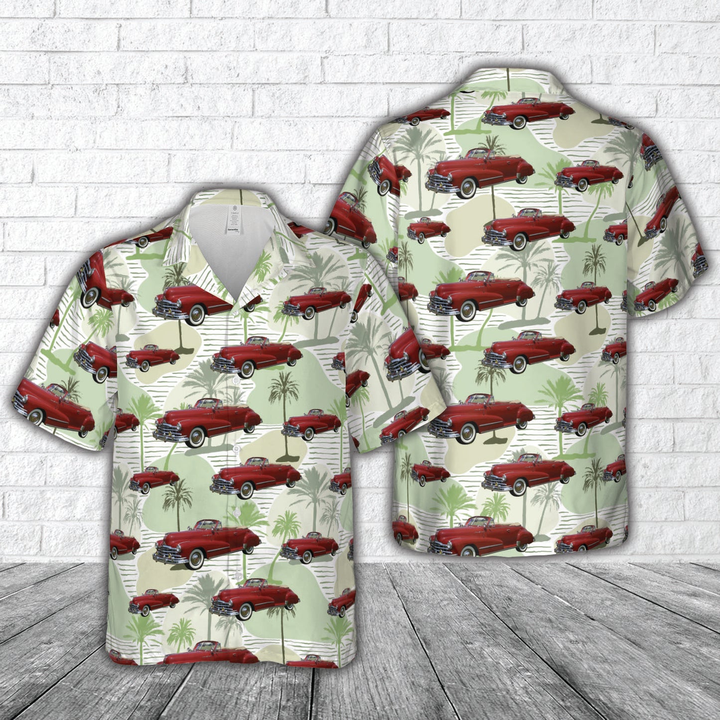 1948 Pontiac Silver Streak Convertible Coupe Hawaiian Shirt