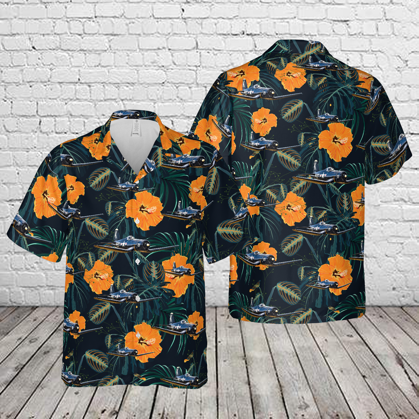 1952 Chance Vought F4U-7 Corsair N1337A Hawaiian Shirt
