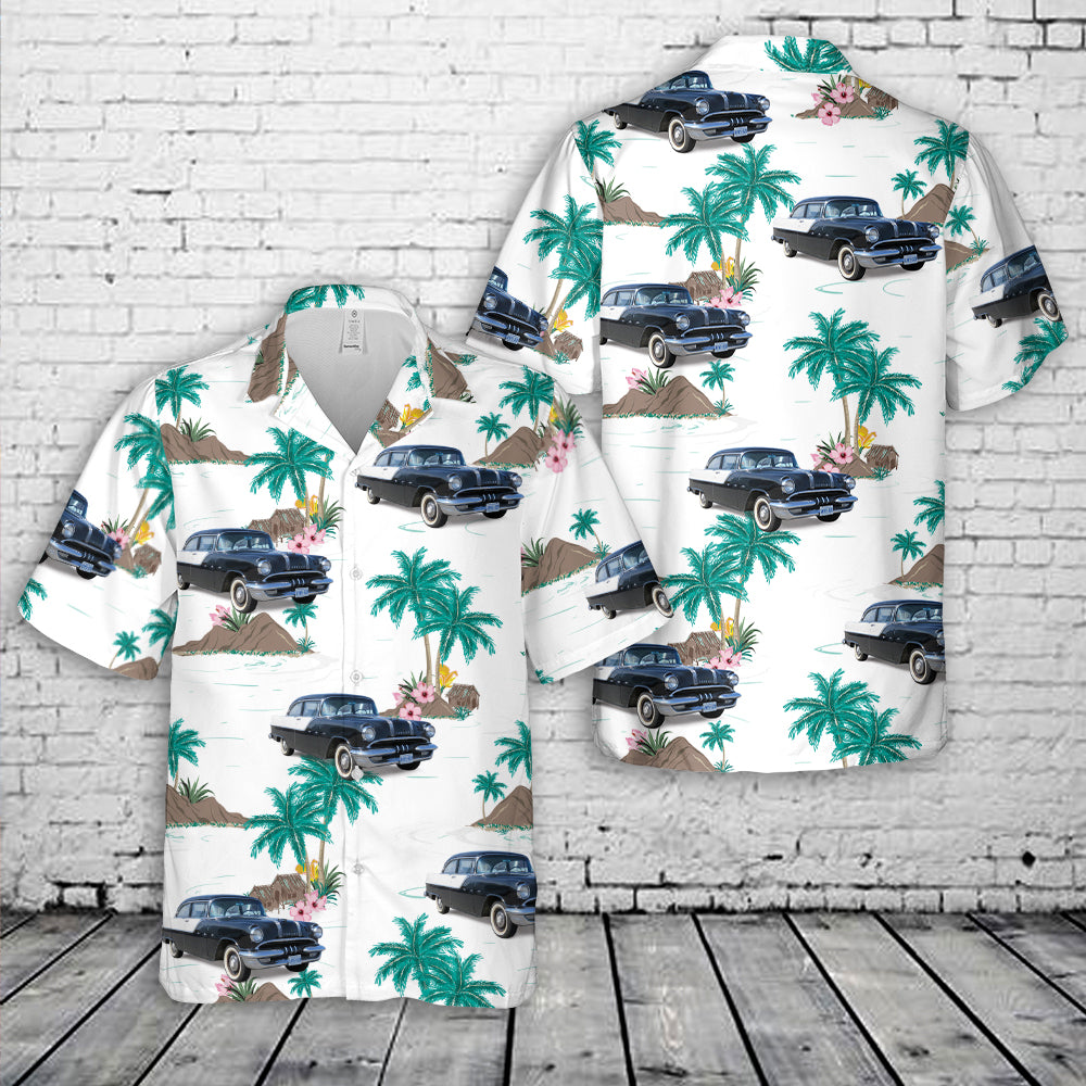 1955 Pontiac Star Chief Custom Catalina Hardtop Hawaiian Shirt