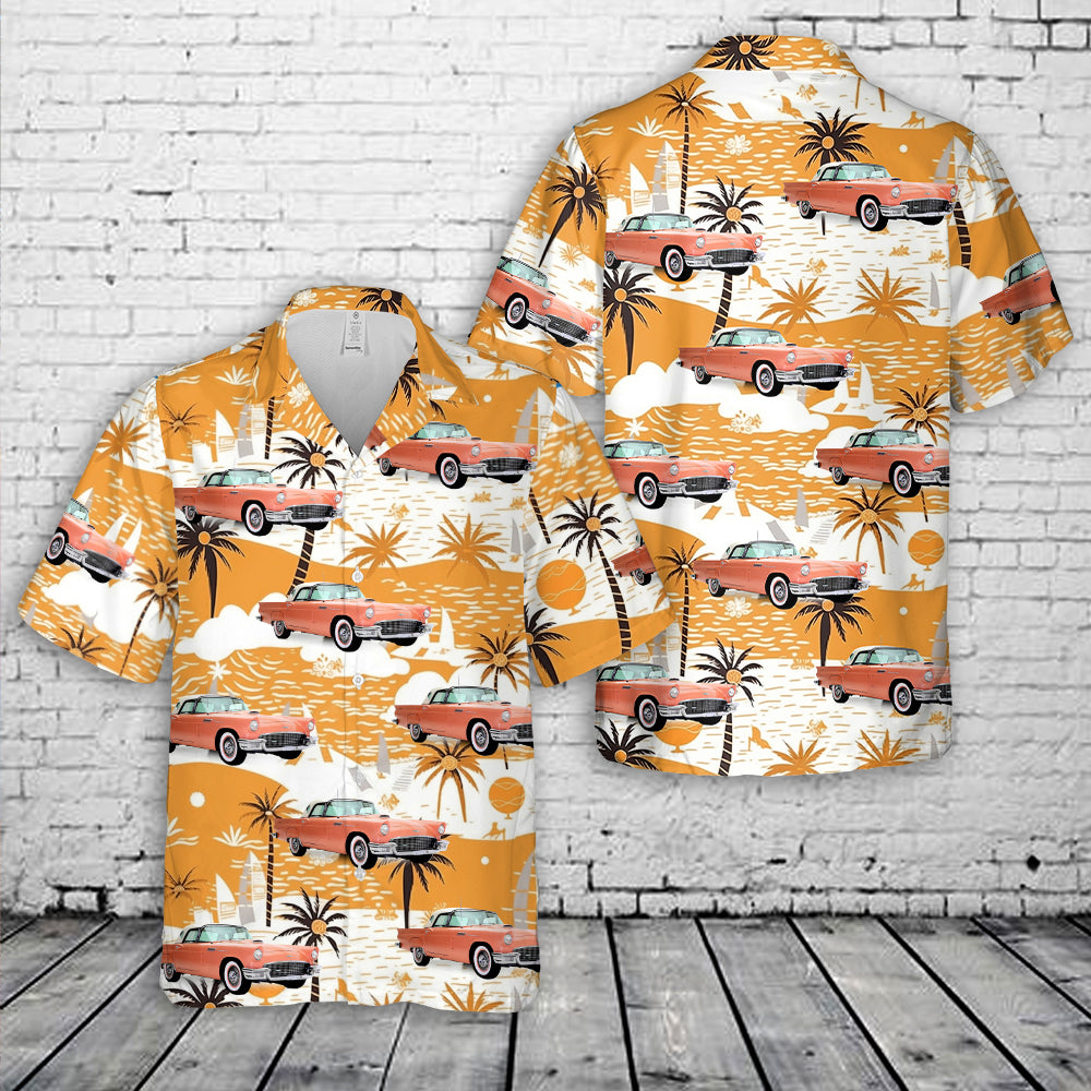 1957 Ford Thunderbird convertible Coral Sand Hawaiian Shirt