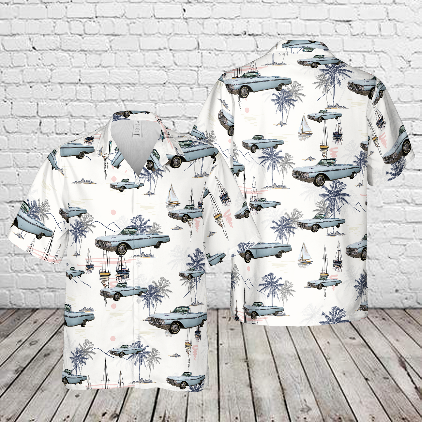 1962 Ford Galaxie 500 Sunliner Hawaiian Shirt