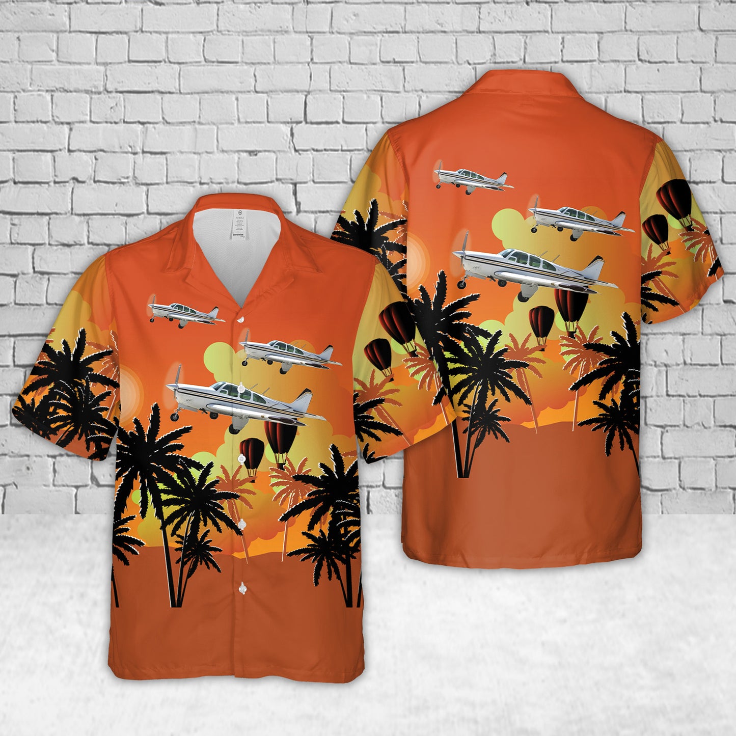 1965 Beechcraft Bonanza 33 Aircraft Hawaiian Shirt