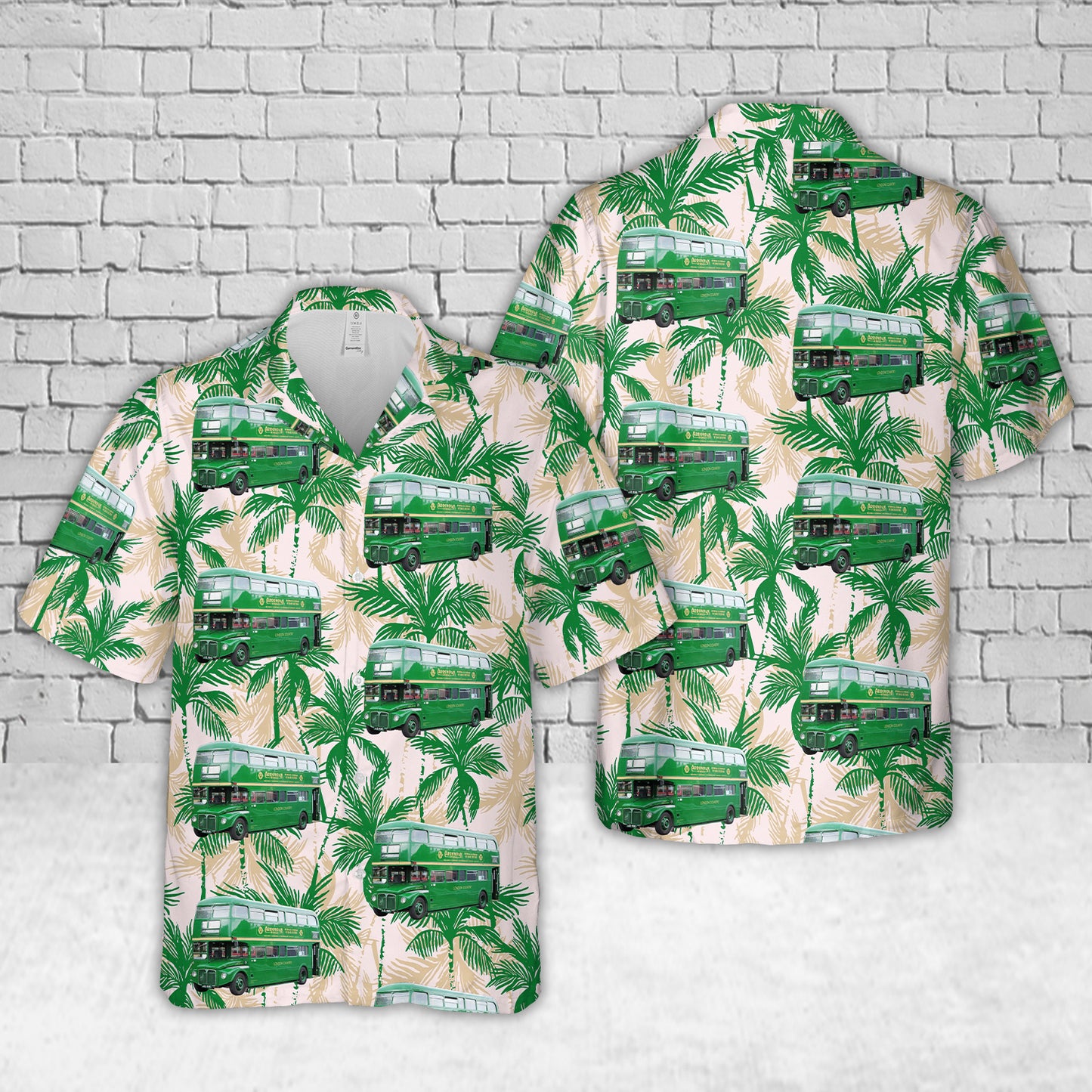 1966 AEC Routemaster JJD 419D double-decker bus in the livery of London Country Hawaiian Shirt