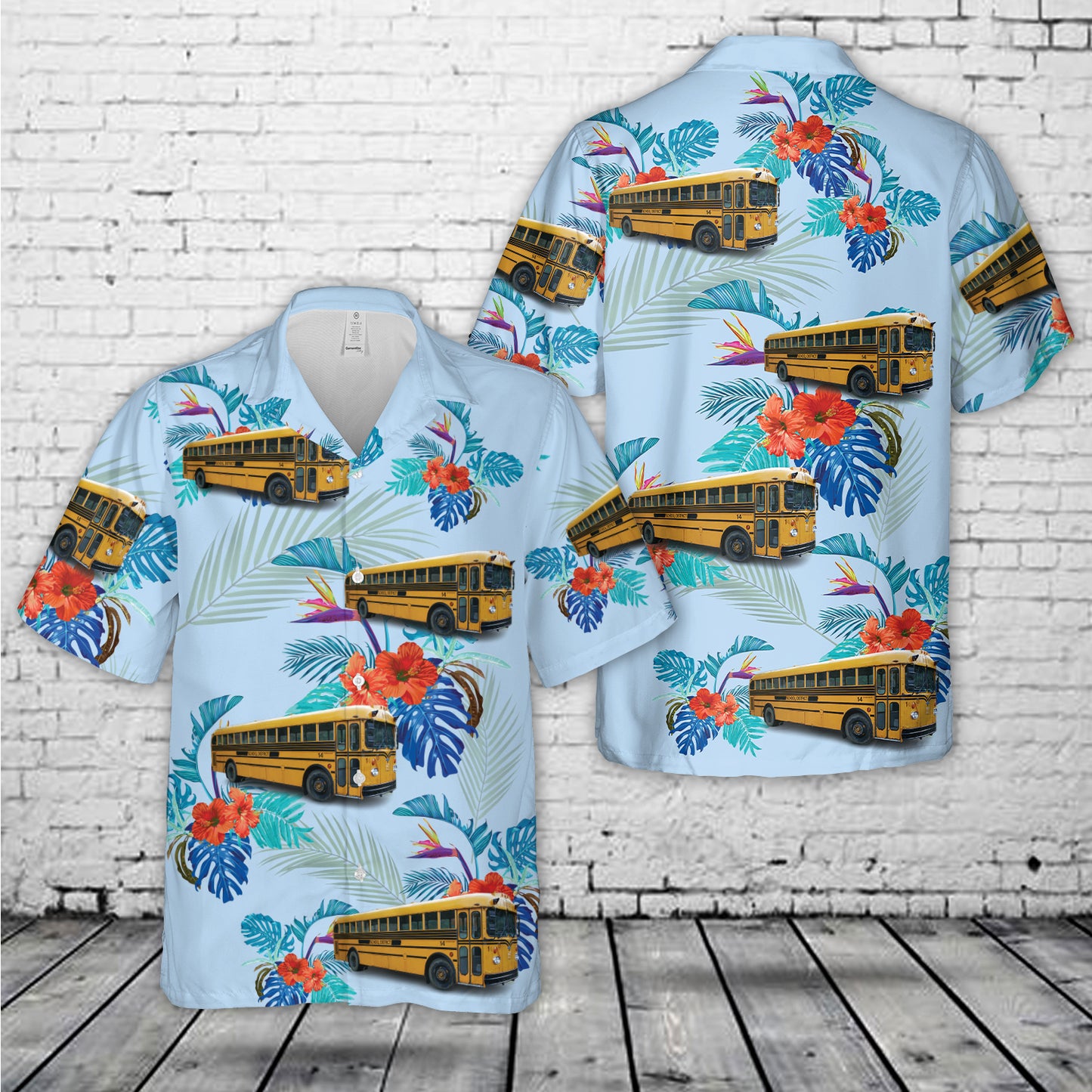 1966 Gillig Transit Coach Model C-180D (retired) Hawaiian Shirt