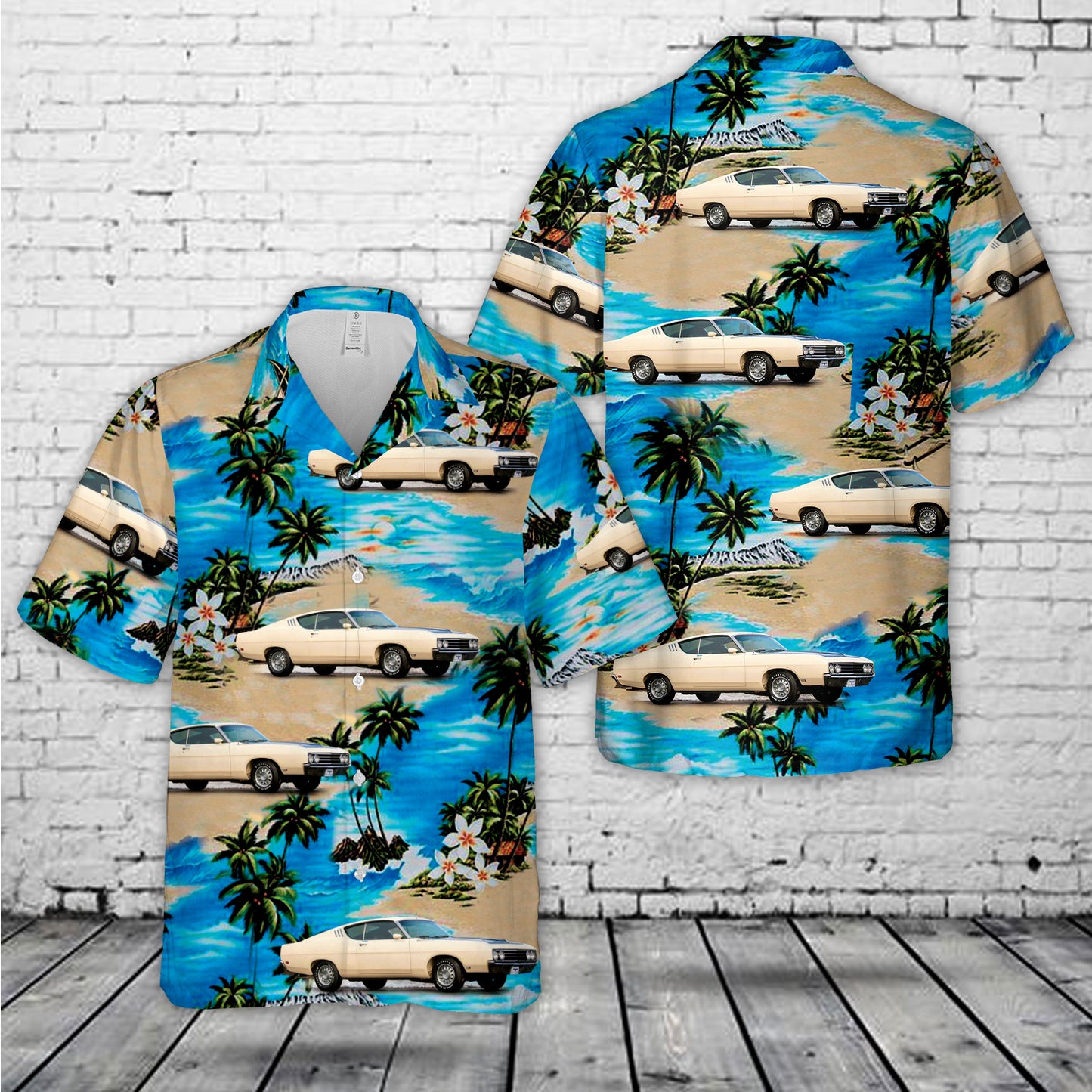 1969 Ford Torino Talladega Hawaiian Shirt