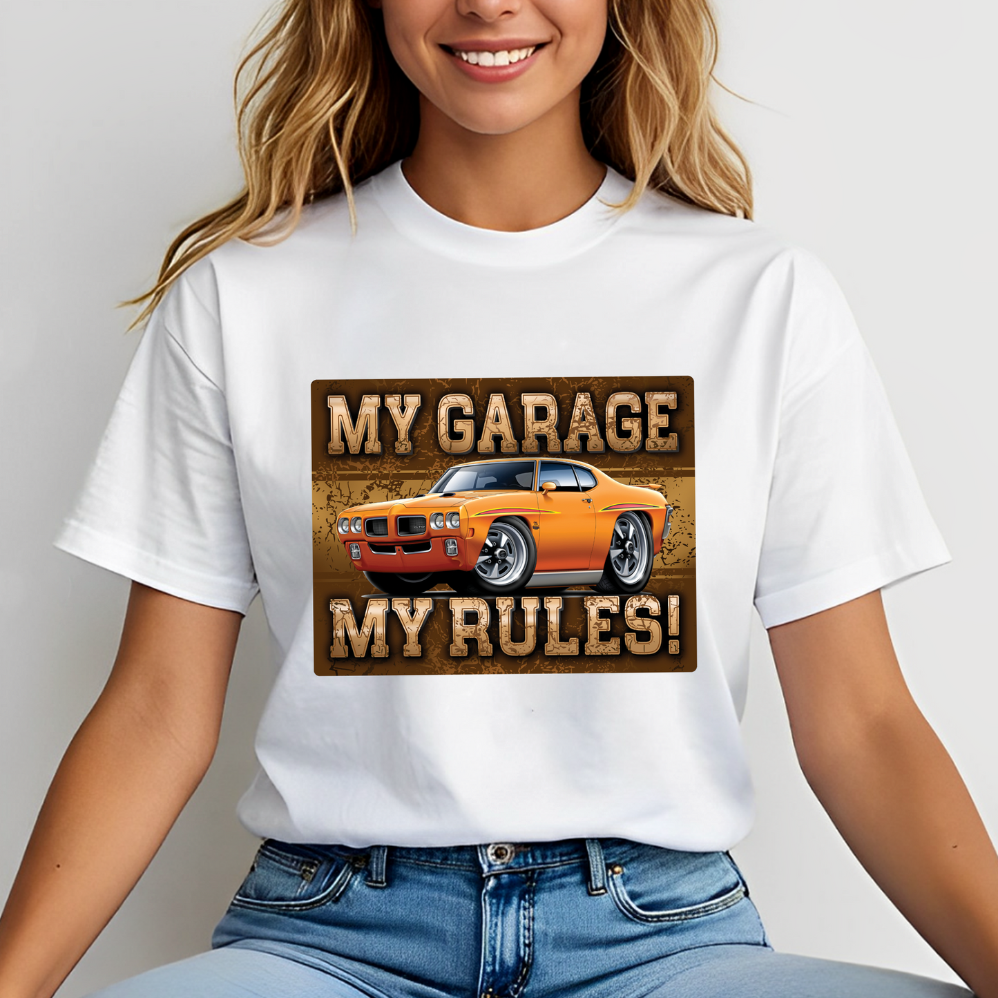 1970 GTO Judge My Garage My Rules Classic Unisex T-Shirt Gildan 5000 (Made In US)
