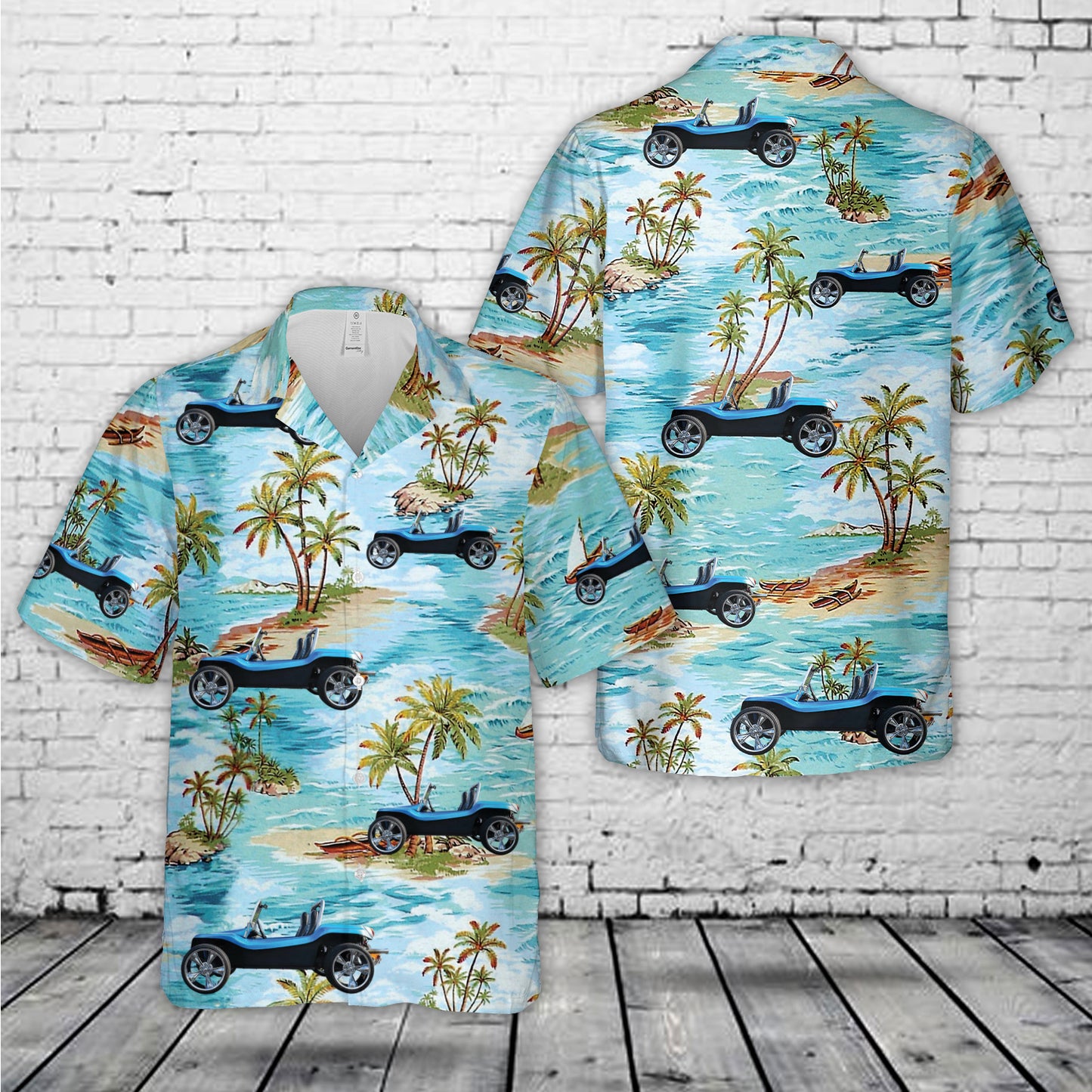 1974 Meyers Manx Dune Buggy Hawaiian Shirt