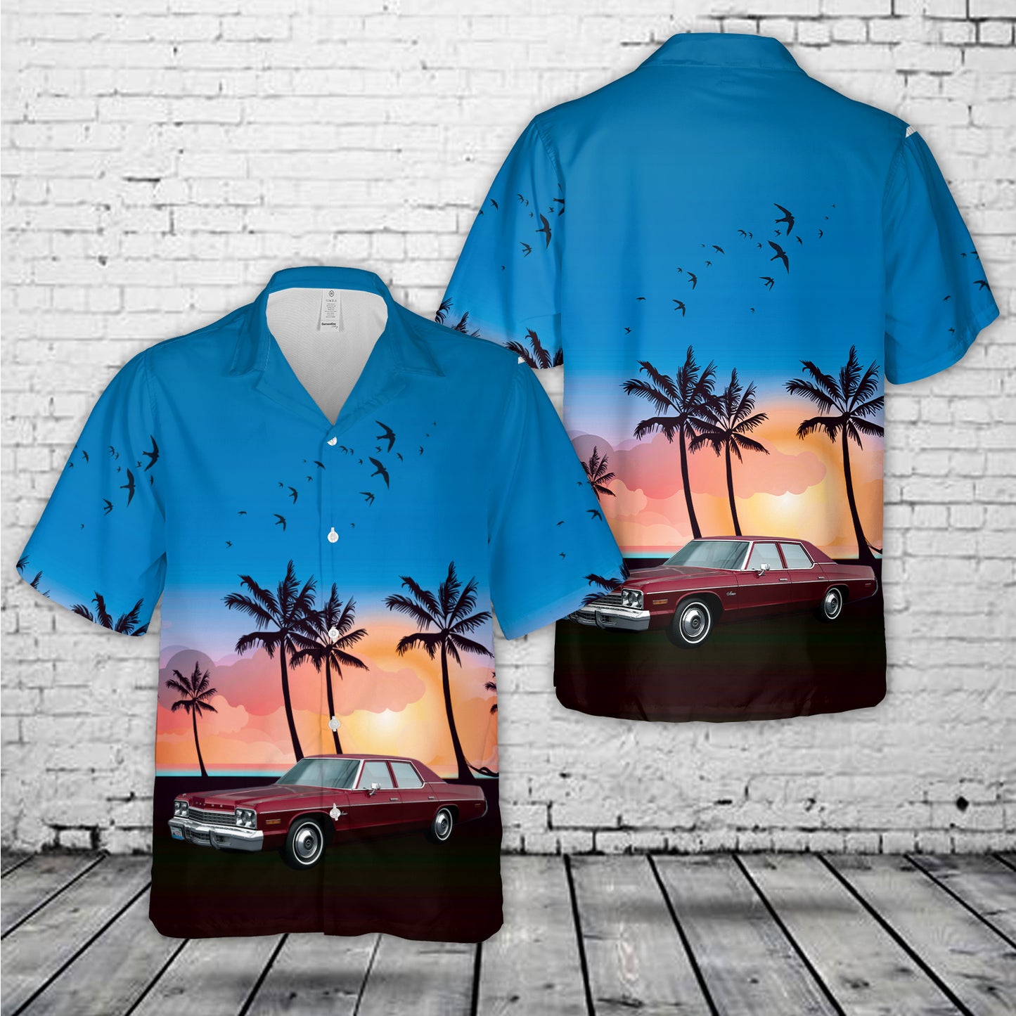 1975 Dodge Monaco 4-Door Sedan Hawaiian Shirt