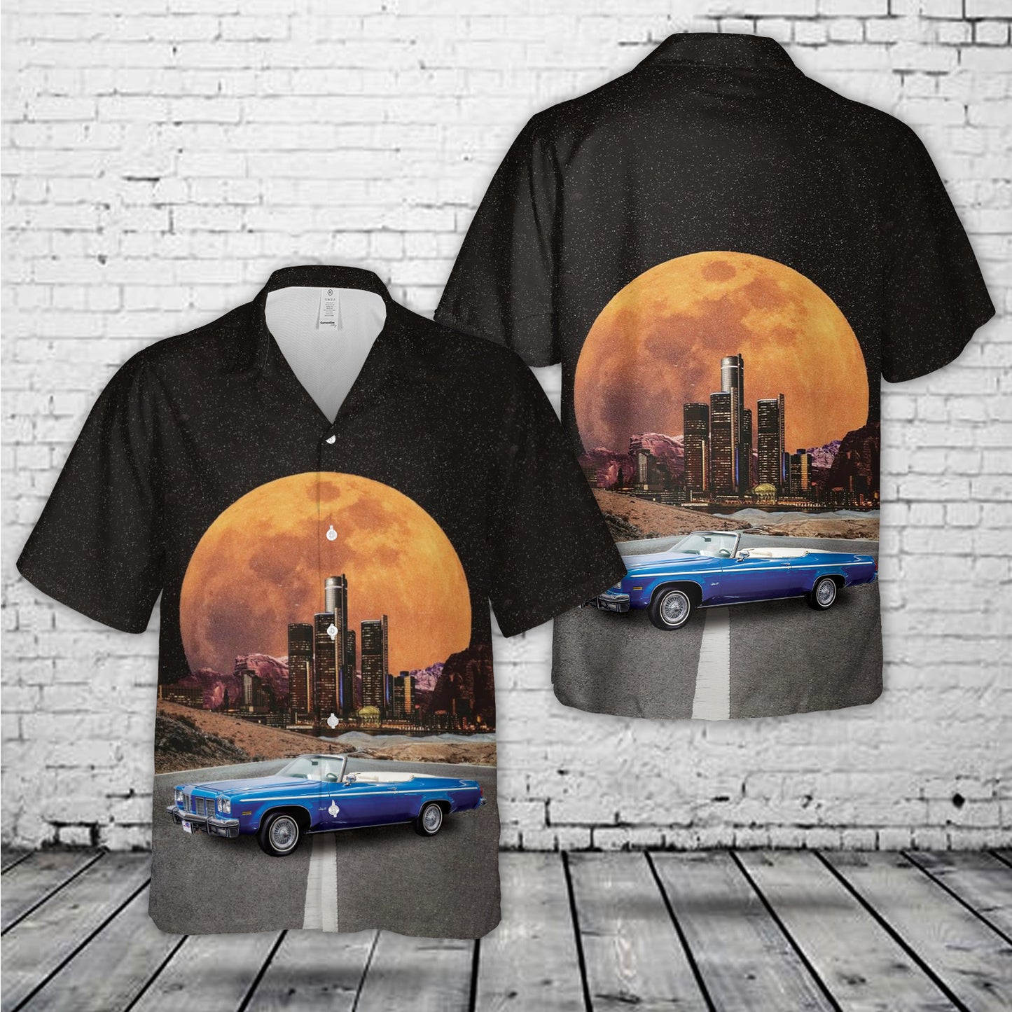 1975 Oldsmobile Delta Royal 88 Convertible Hawaiian Shirt