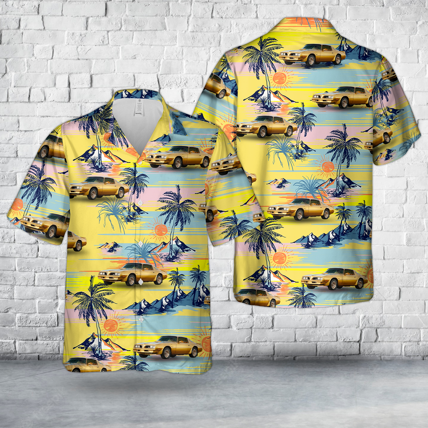1978 Pontiac Trans Am SE "Y88 Gold Special Edition" Hawaiian Shirt