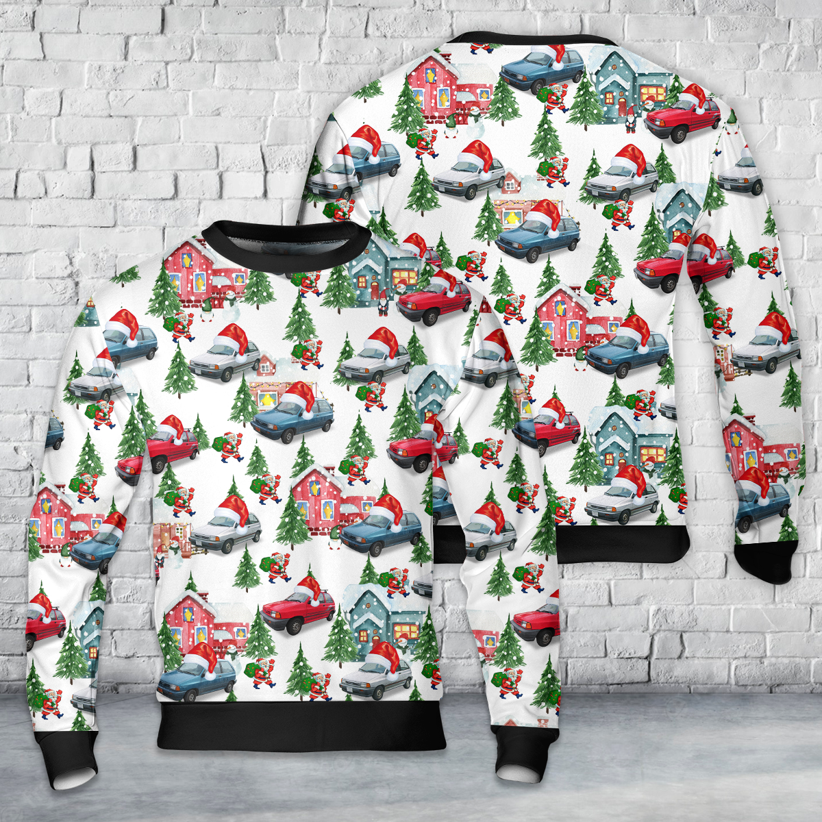 1986 Ford Festiva Christmas AOP Sweater