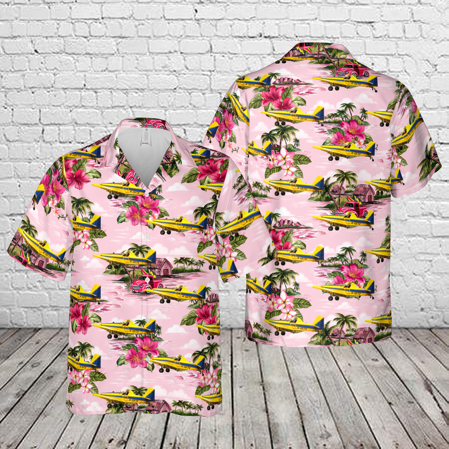 1989 Air Tractor Inc AT-402 (N1017X) Hawaiian Shirt