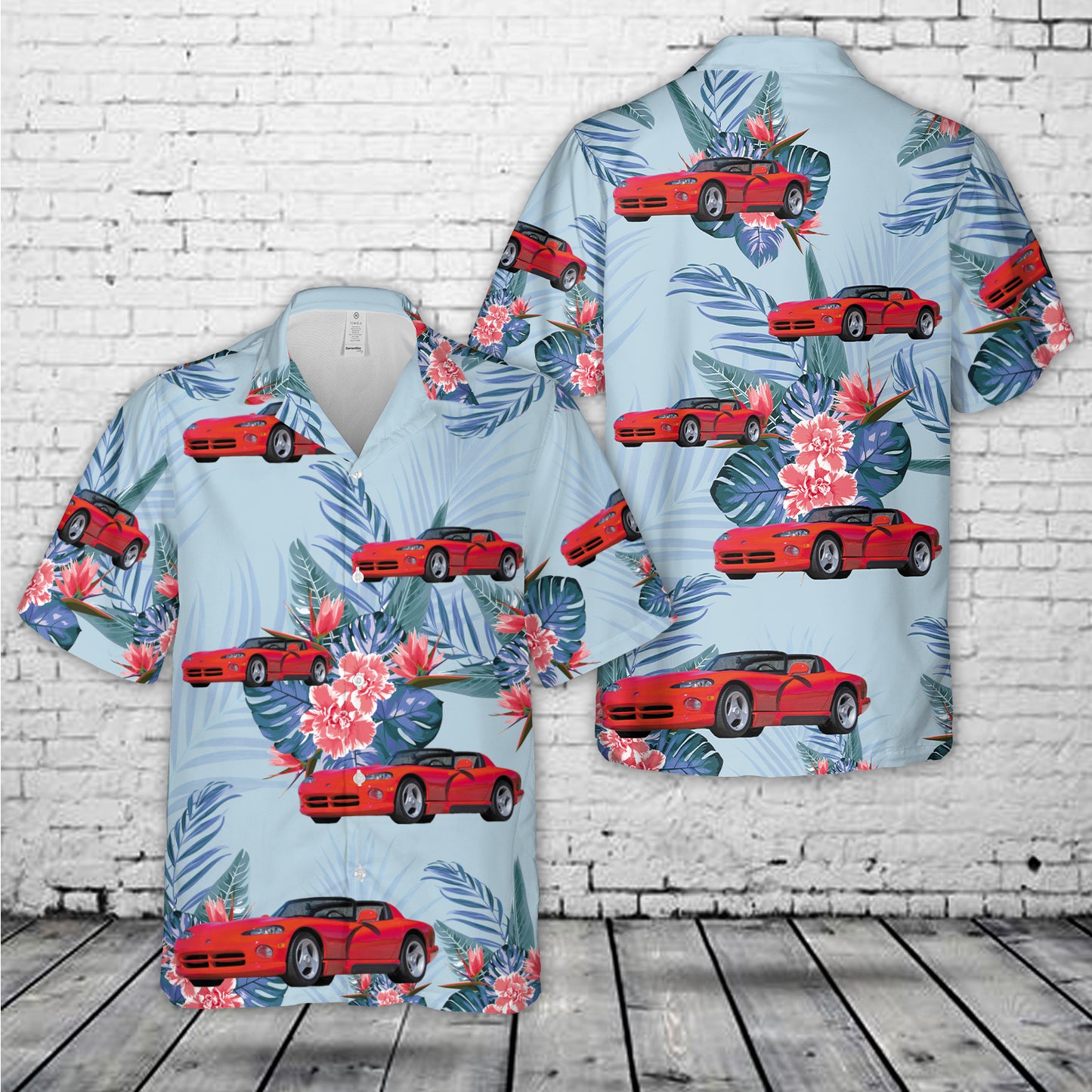 1992 Dodge Viper RT10 Roadster Hawaiian Shirt