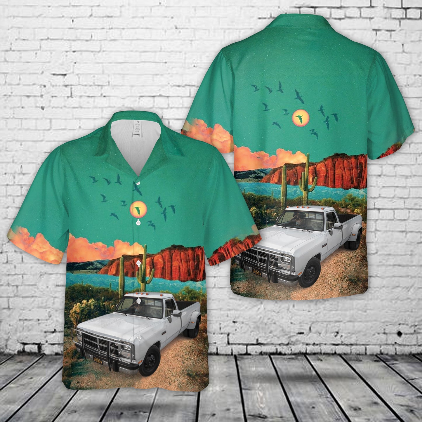 1993 Dodge Ram D350 First Gen Cummins Hawaiian Shirt