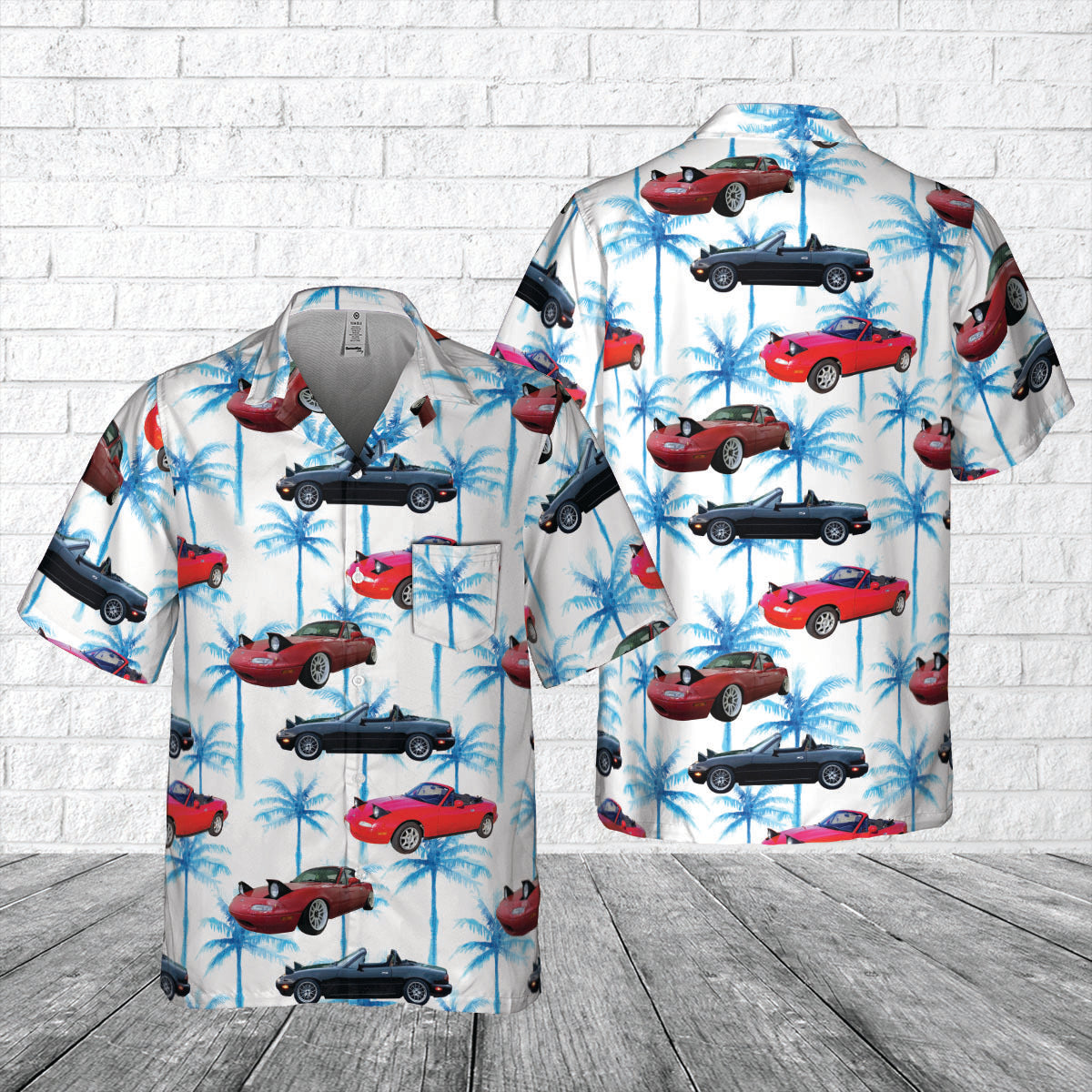 1994 Miata Pocket Hawaiian Shirt