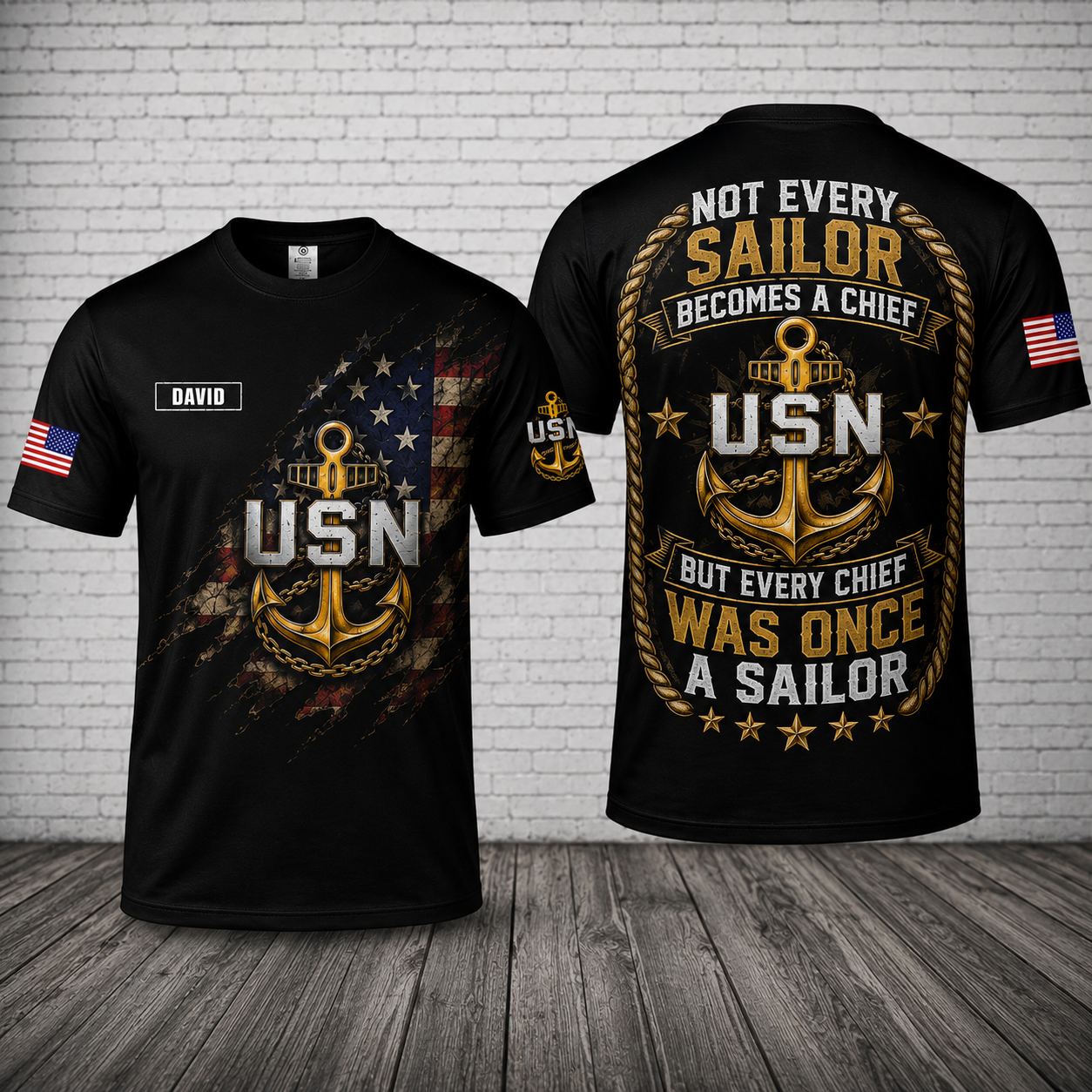 Not Every Sailor Becomes A Chief US Navy Chief 3D T-Shirt