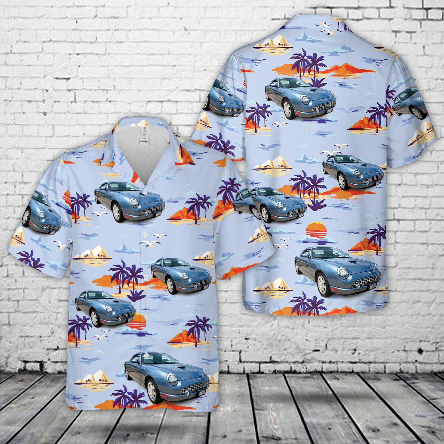 2005 Ford Thunderbird Soft Top Convertible Hawaiian Shirt