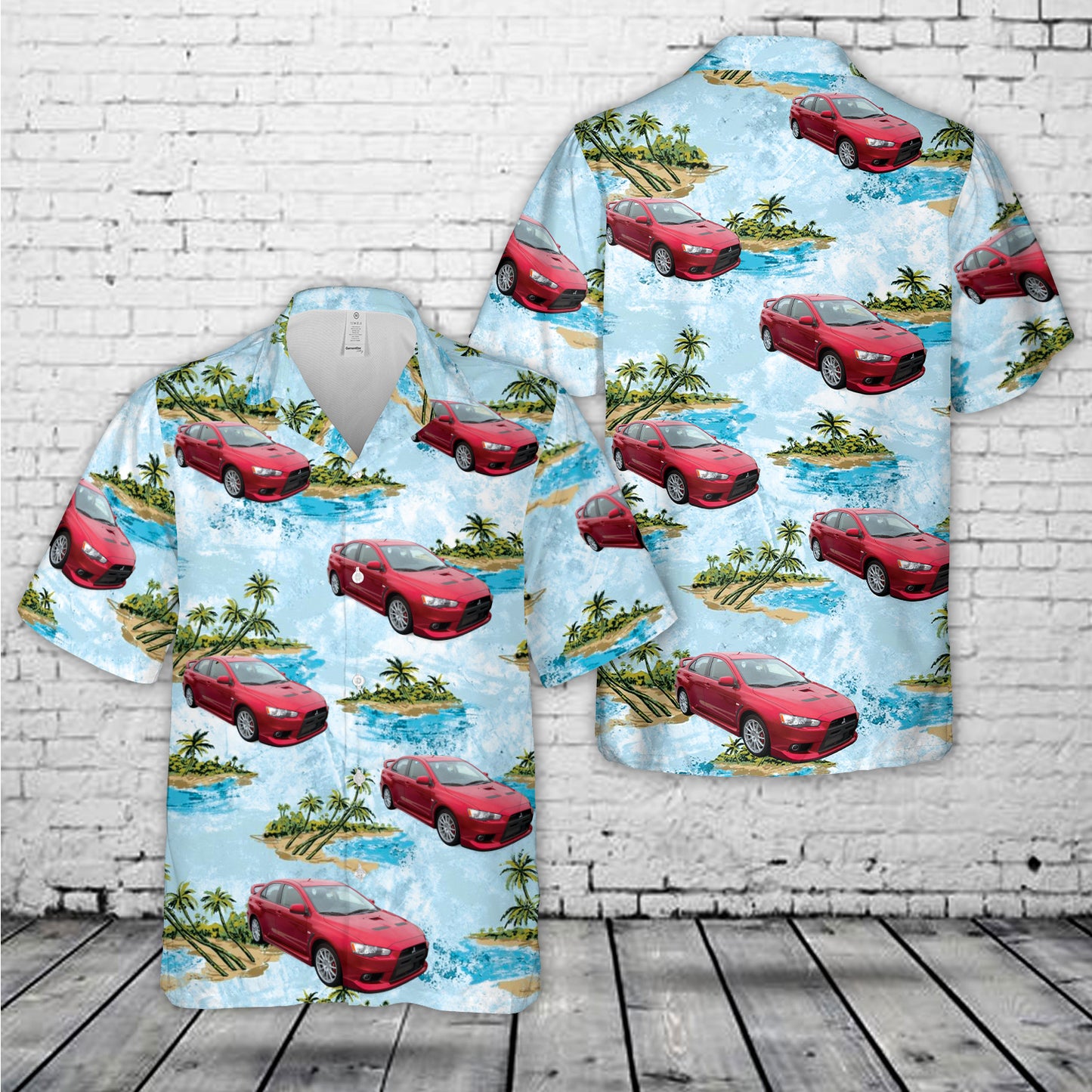 2008 Mitsubishi Lancer Evolution X Hawaiian Shirt
