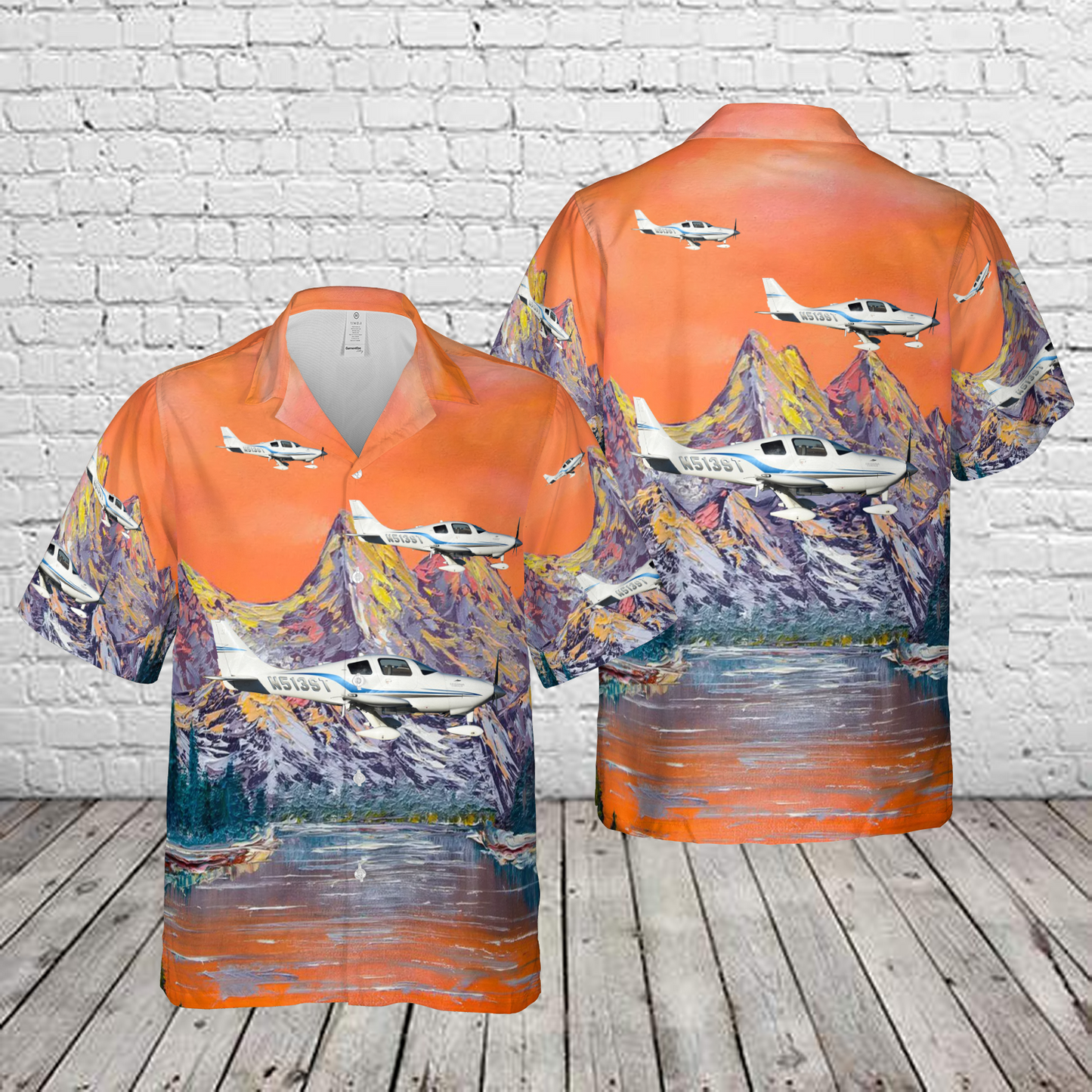 2009 Cessna 350 Corvalis LC-42 Aircraft Hawaiian Shirt