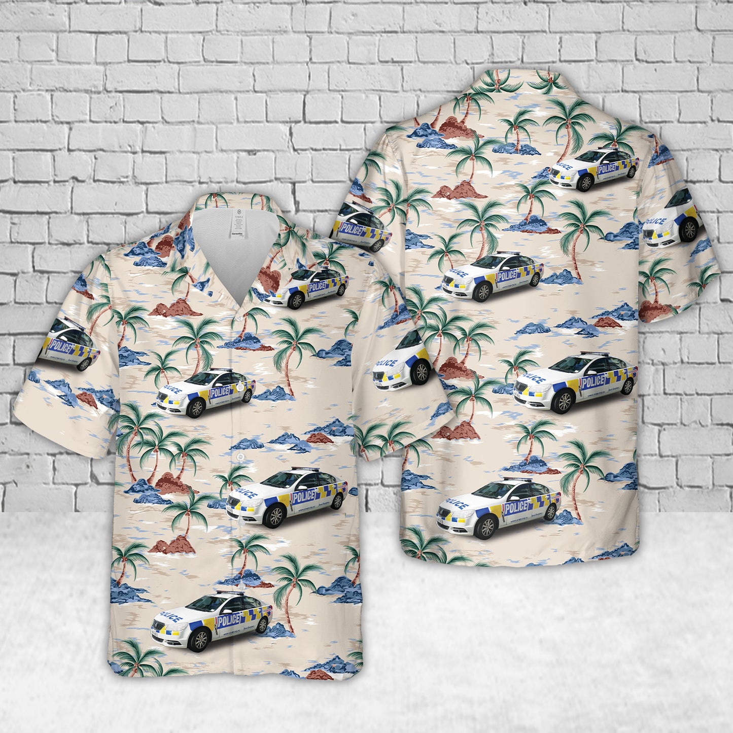 2014 Holden Commodore - New Zealand Police Hawaiian Shirt