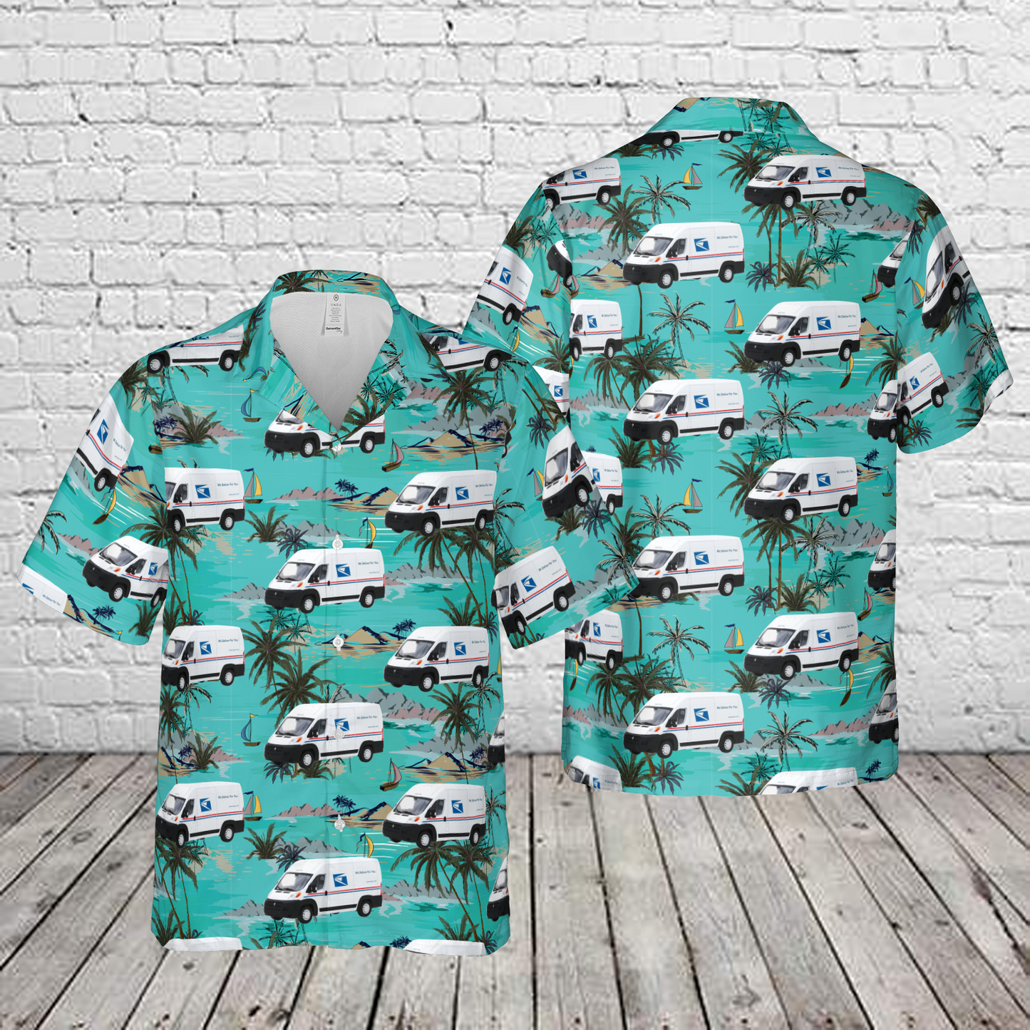2018 Ram Promaster 2500 Cargo High Roof Van United States Postal Service Hawaiian Shirt