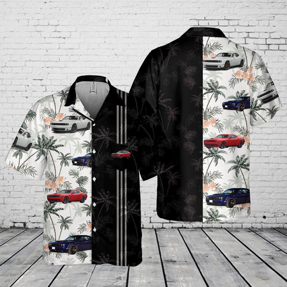 2021 Dodge Challenger R/T Scat Pocket Hawaiian Shirt