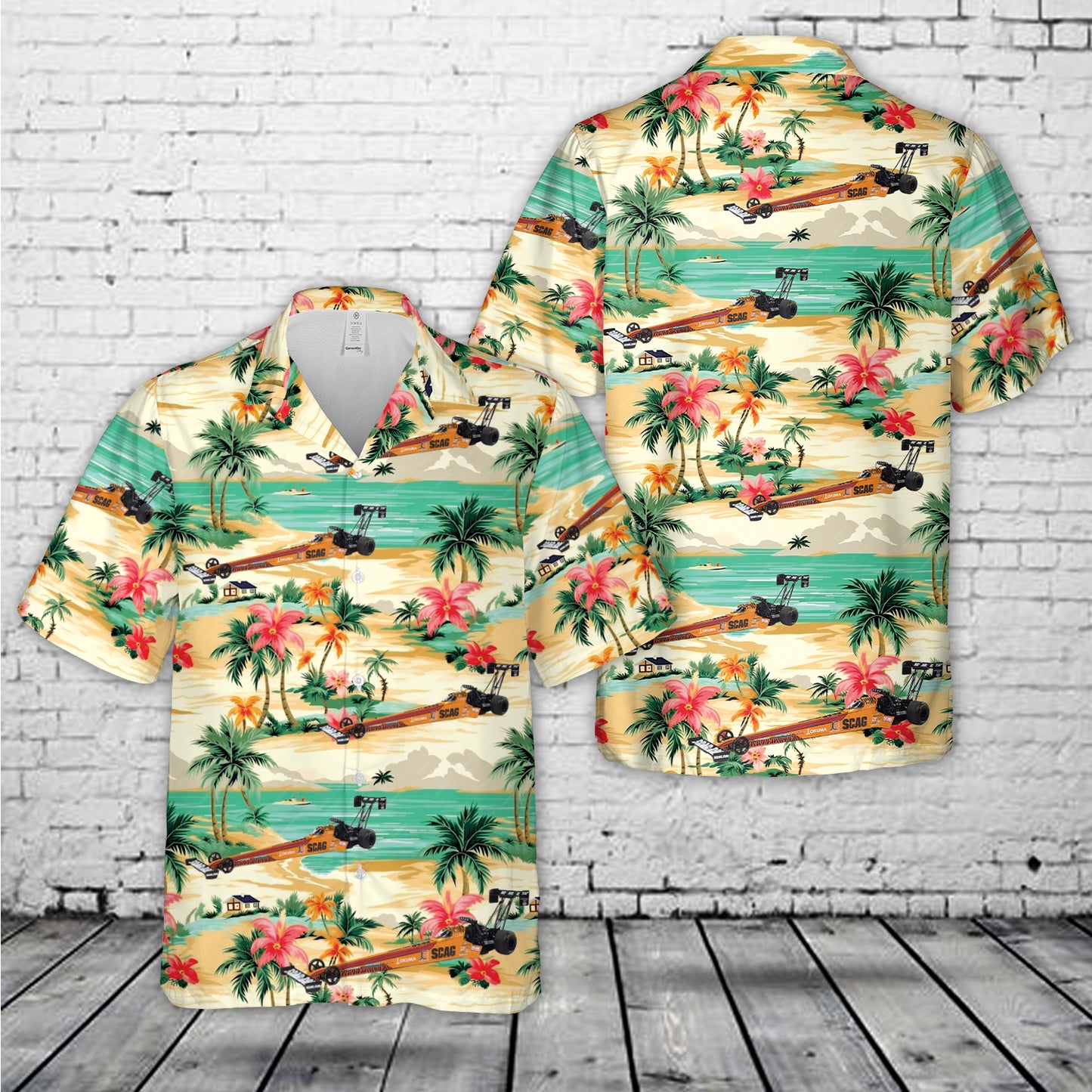 2022 NHRA Funny Car TFD (Top Fuel Dragster) SCAG Hawaiian Shirt