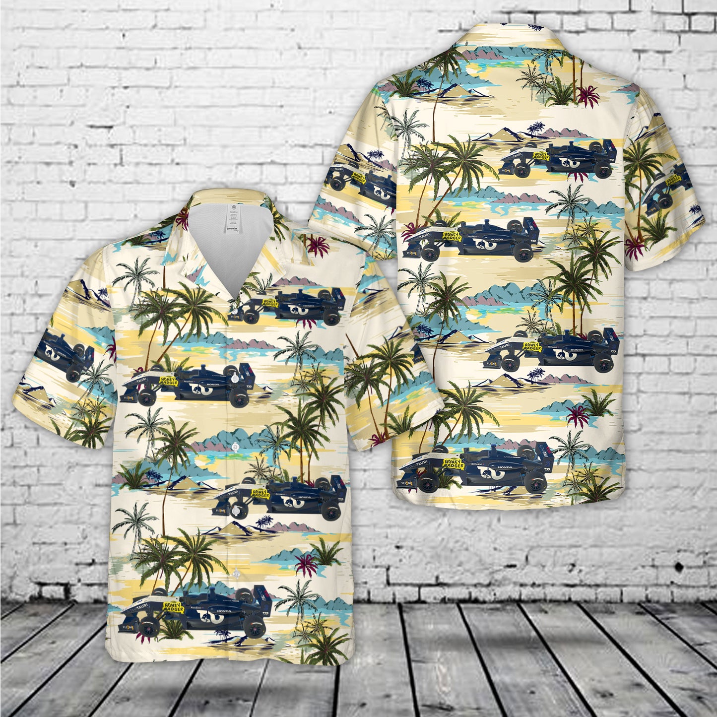 2023 Alphatauri F1 “Honey Badger” Hawaiian Shirt