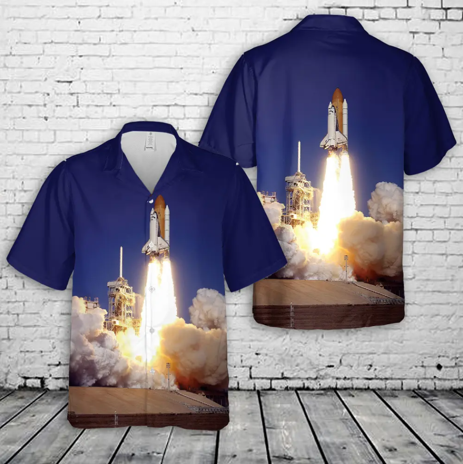 STS-107 Columbia disaster NASA space shuttle Hawaiian Shirt
