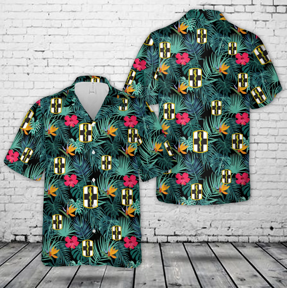 US Army 1st Medical Brigade Hawaiian Shirt