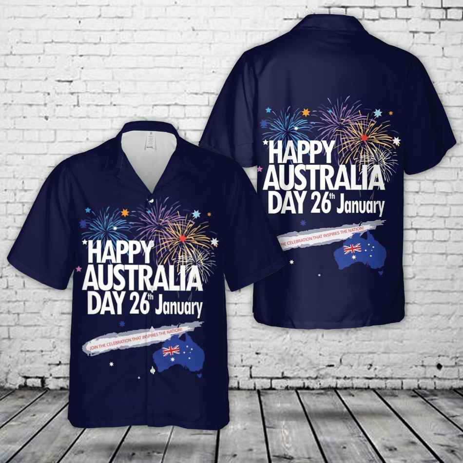 Australia Day Celebrations Hawaiian Shirt